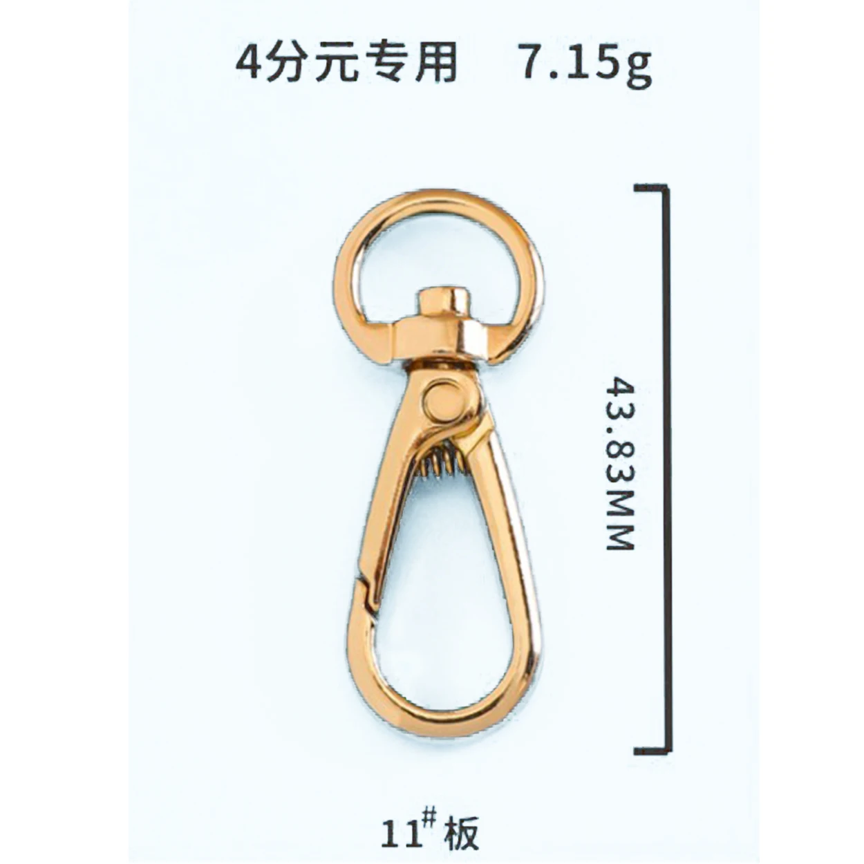 Metal Bag Accessories Zinc Alloy Snap Hook Spring Swivel Snap Clasp Hook Metal Dog Hooks for Handbags