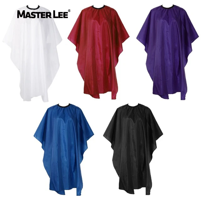 Masterlee brand custom your logo Waterproof Hair Cutting cape Polyester hairdressing barber capes