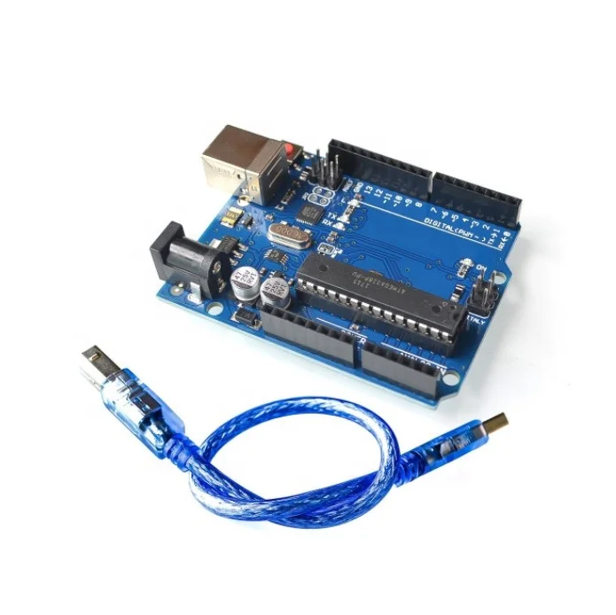 The official version of the UNO R3 development board is compatible with arduino control ATMEGA328P microcontroller module