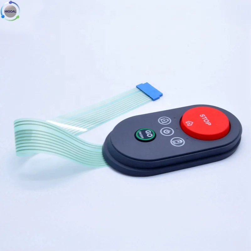 China products custom silicone rubber  push button membrane switches