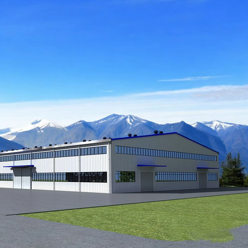 Modernized multi-model prefabricated steel structure plant