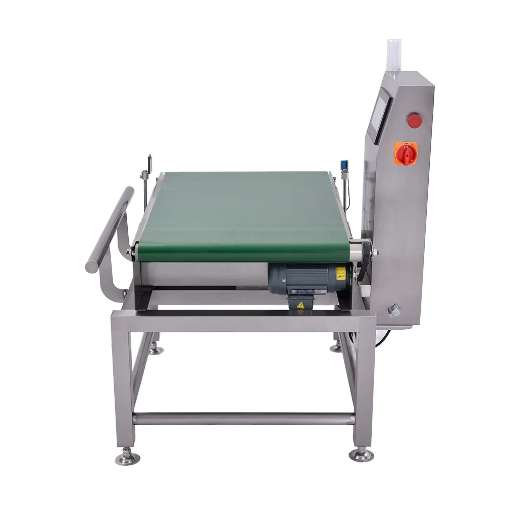 25kg Heavy Food Product Checking Weight Chemical Industry Conveyor Belt Check Weigher Machine For Production Line