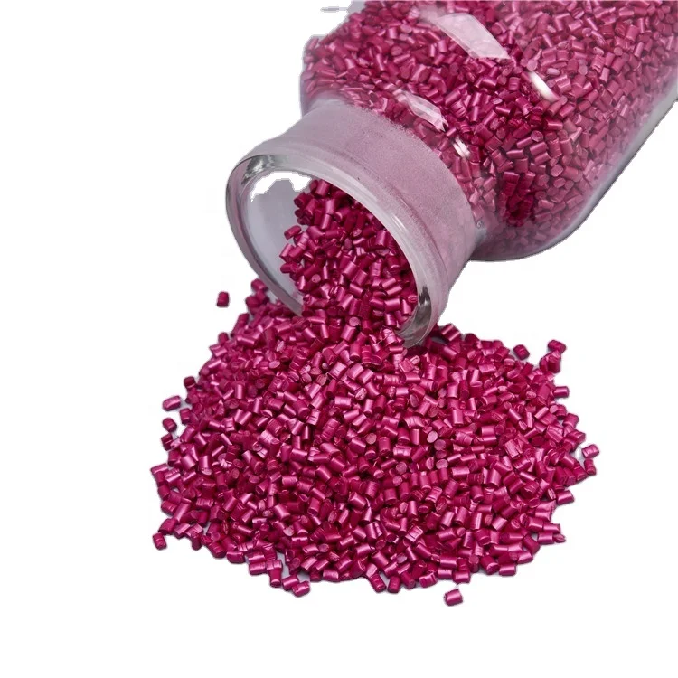 Factory Price High Concentration PP Carrier Pearl Pink Color Masterbatch