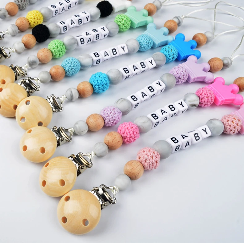 New Arrival  Environmentally Friendly Silicone Baby Pacifier Clip Without Bisphenol