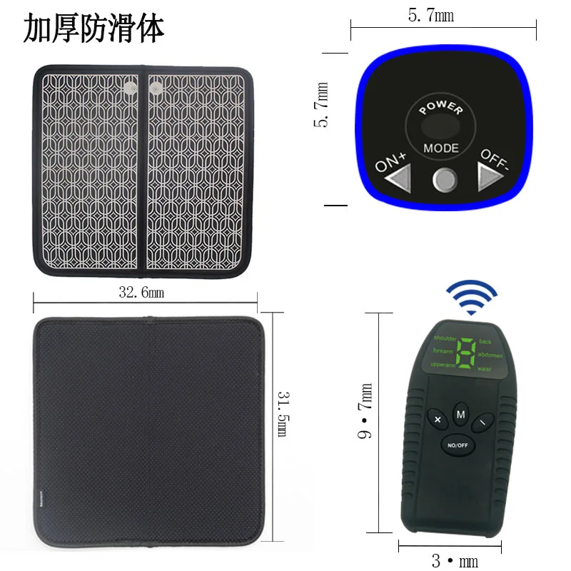 Unisex  popular high quality unisex home fitness ems professional electronic  crazy foot massager for women /men