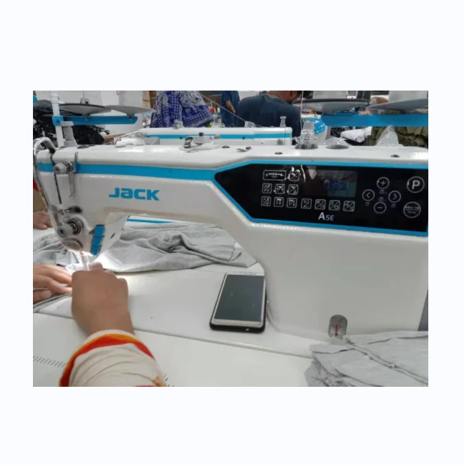 Швейная машина JACK A5E AI Lockstitch раскрывает потенциал всех тканей домашняя Промышленная швейная быстрая доставка