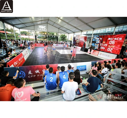 Stadium sports field temporary bleacher grandstand tribune stands outdoor demountable bleachers for sale