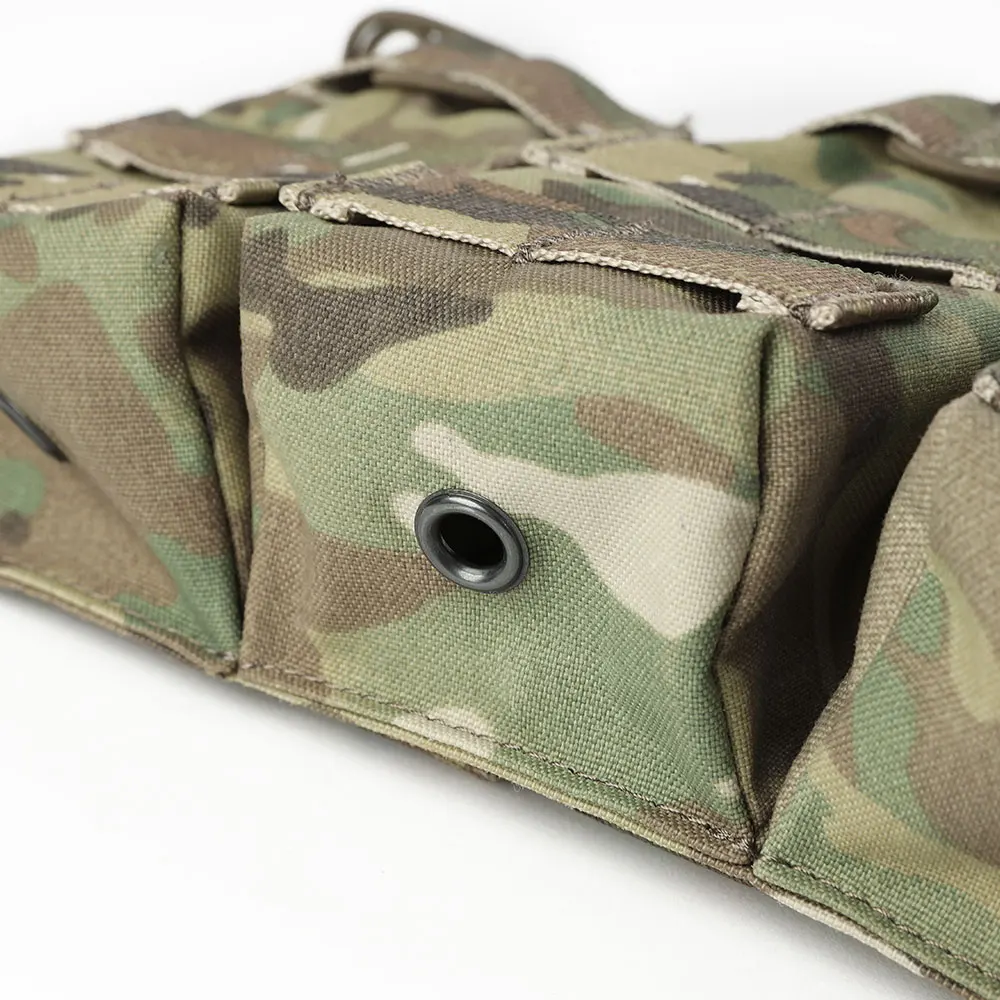 Emersongear 500D Cordura нейлон Камуфляжный 7 62 с открытым верхом Mag сумка тройной Тактический магазин