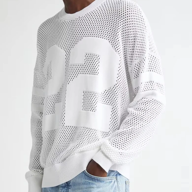 Custom LOGO OEM & ODM men sweater crew neck knit top long sleeve knitwear fashion jumpers winter knitted jerseys sweater men