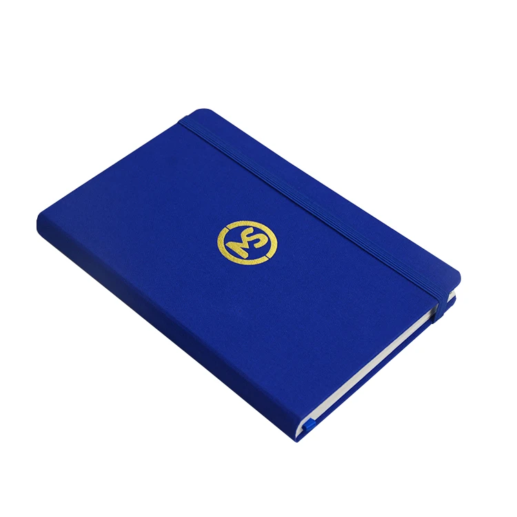 Оригинальный производитель печати, фабричная ткань в твердом переплете, журнал формата A5, линейка, горячая фольга, штамповка логотипа, индекс, пользовательский блокнот с эластичным ближе и