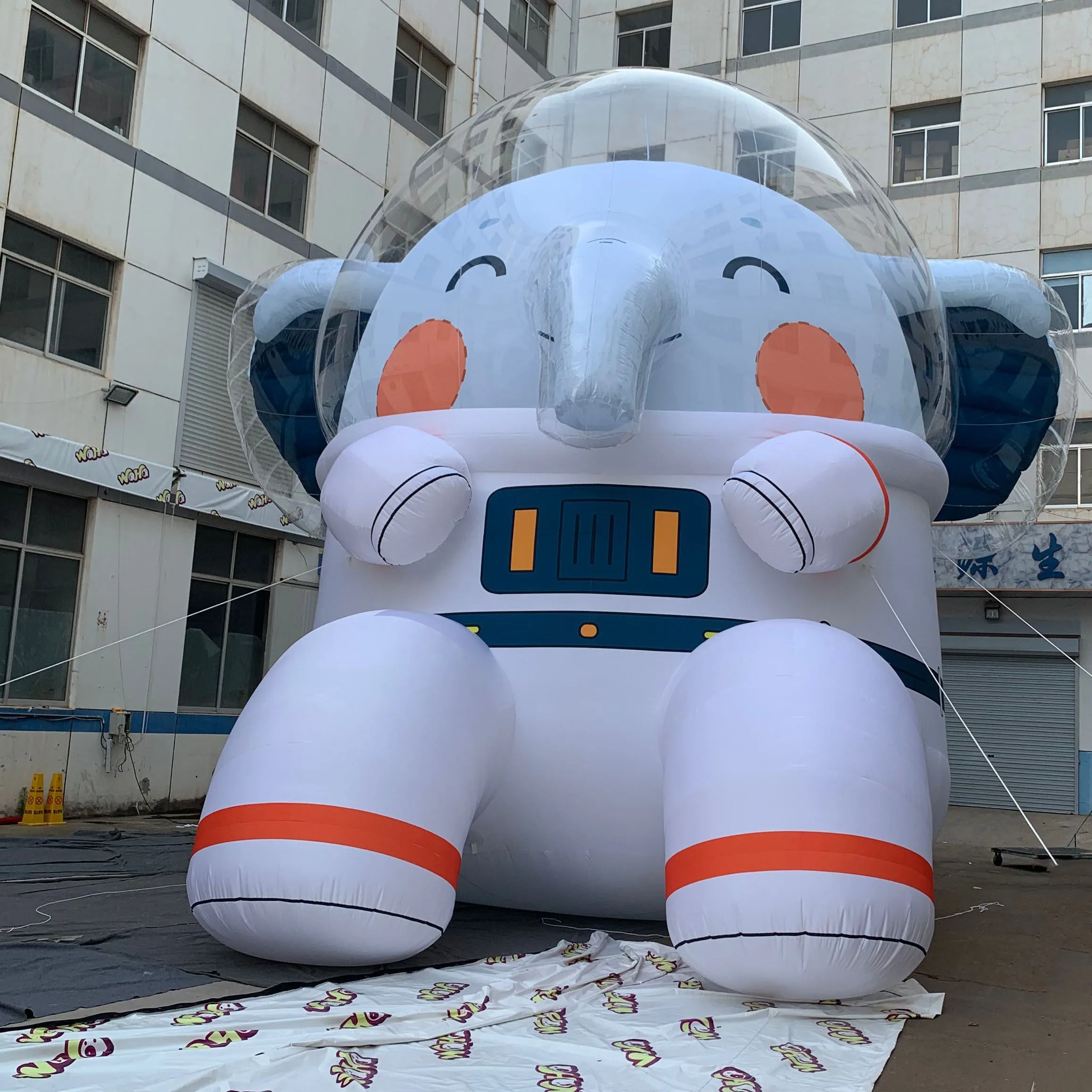 6m 20ft tall Giant Inflatable cartoon Panda,inflatable panda cartoon character,mascot costume inflatable for adult and kids