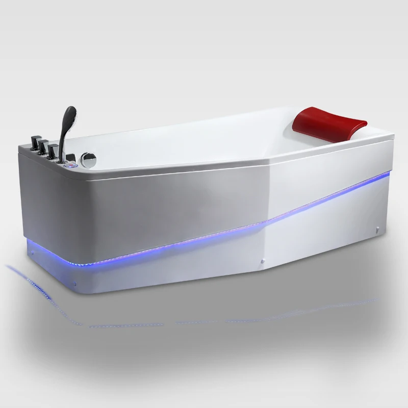 Luxury new design rectangle acrylic bathtub wholesale hot tubs