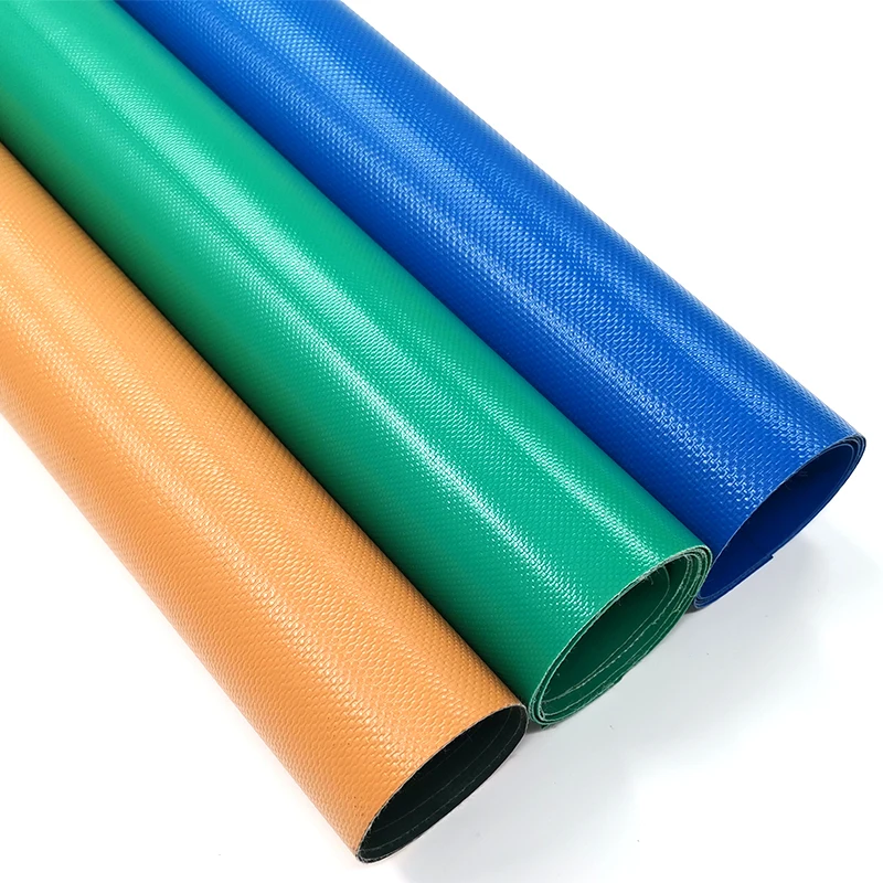 Полосатый тарпулин из ПВХ листовой ткани рулон полиэтилена Hdpe для тента покрытый дождем бамбук с цветным виниловым