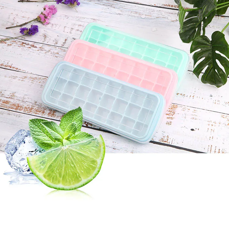 Летние Красочные 24 креативных лотка для льда с крышкой