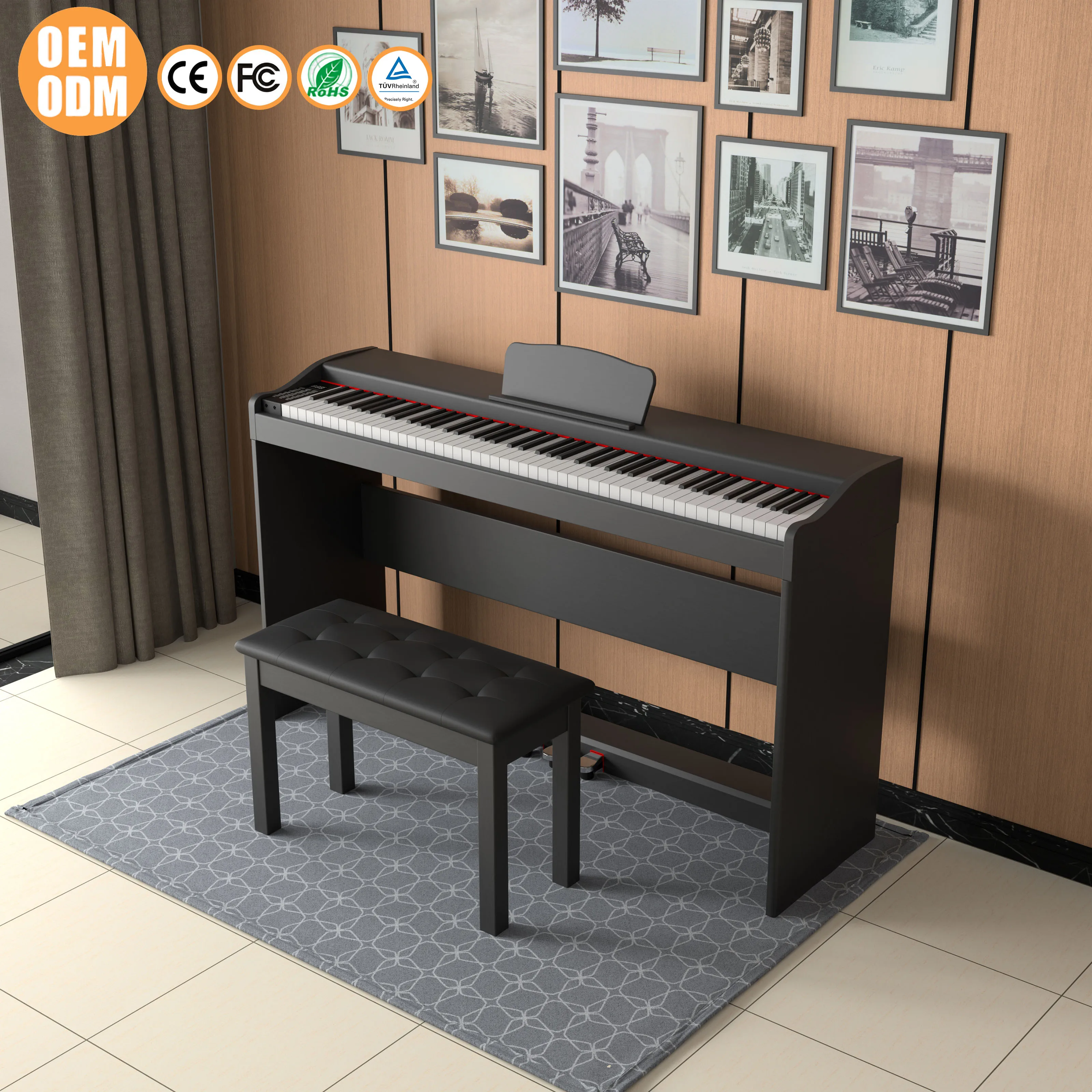 LeGemCharr studio piano keyboard digital worlde digital pianos digital piano china