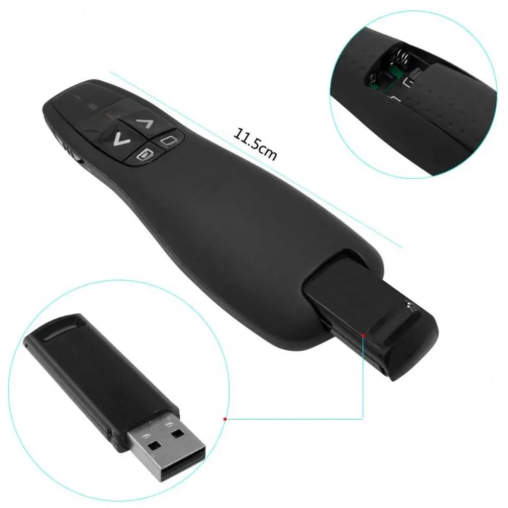 Лидер продаж 2 4 ГГц беспроводной USB ведущий Пульт дистанционного управления для Powerpoint презентации