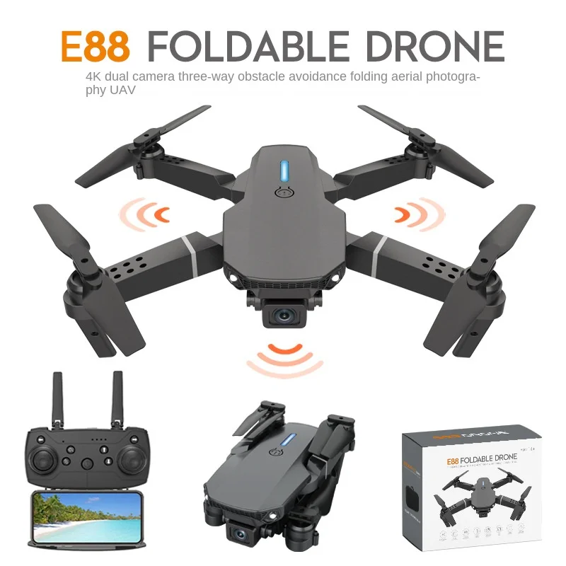 UAV4kHD   Aerial photography double camera obstacle avoidance aircraft   Folding remote control aircraft