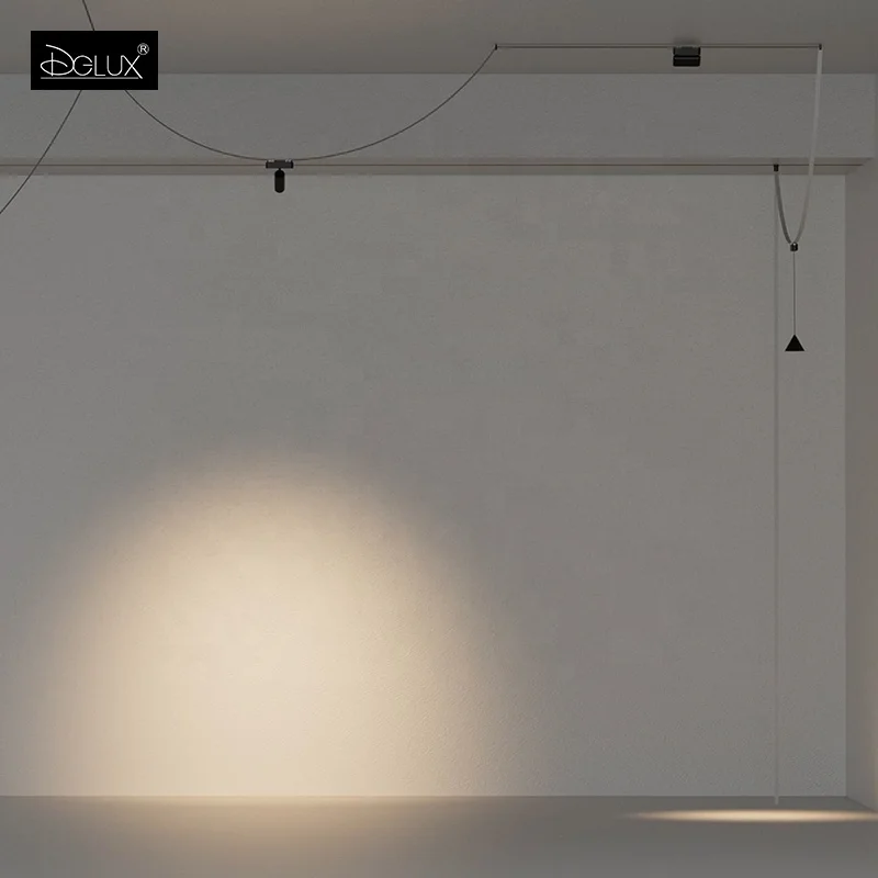 DGLUX Modern Tuya Zigbee Design Smart Track Lighting System 24V Smart Woven Belt Lighting LED Track Light