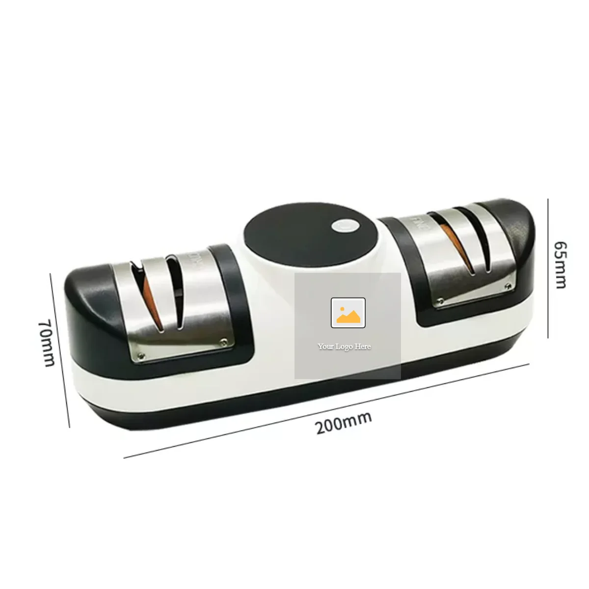 Two Head Professional Rechargeable Precision Angle Guides 3 Stage 1800 Mah Quick Sharpening Electric Knife Sharpener