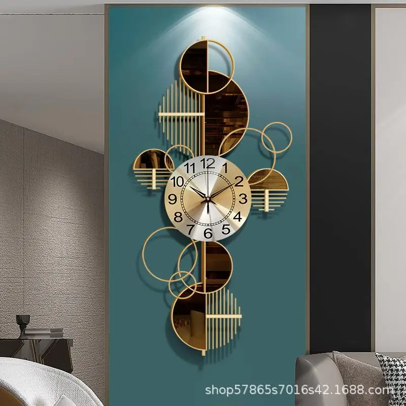 2022 Hot Sale Control Calendar Temperature Display 3D Wall Clock Digital Alarm Wall Clock for Sitting Room