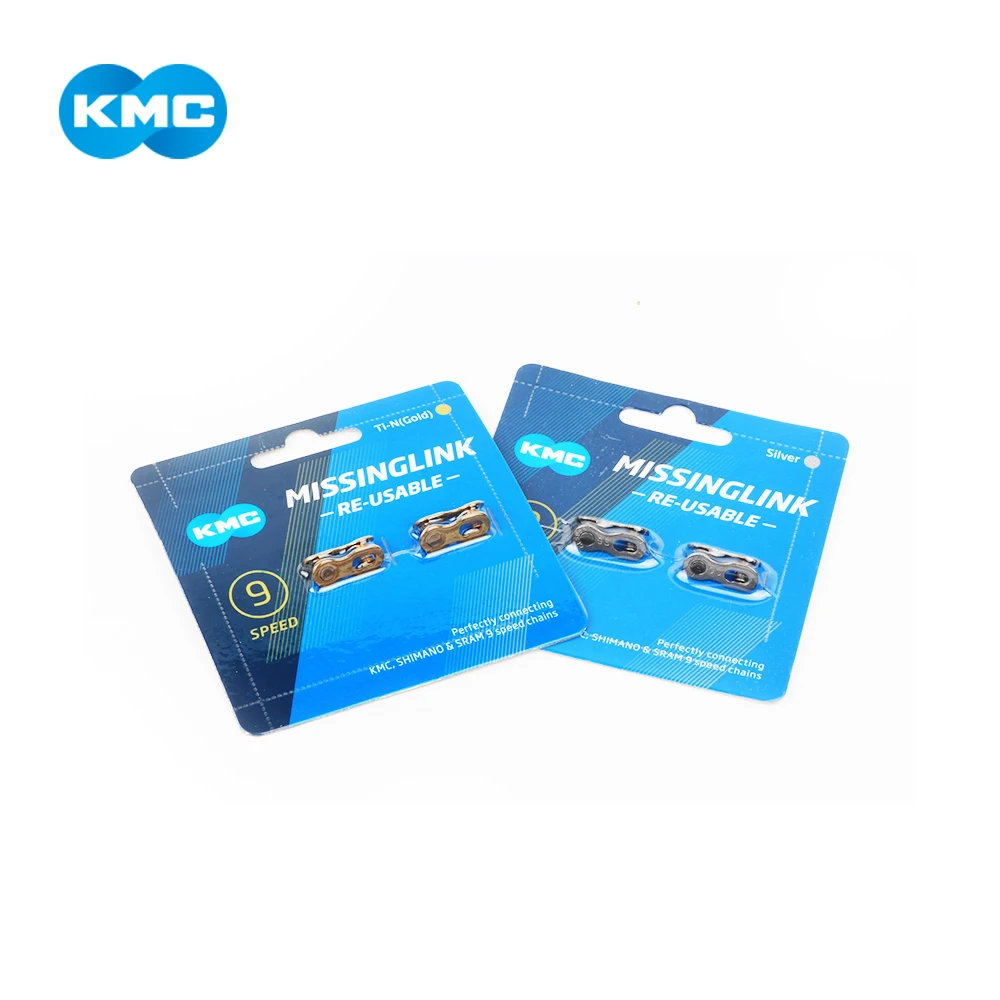 KMC сплав сталь высокое качество 2 пары велосипедная Пряжка для ключей БЫСТРОРАЗЪЕМНАЯ Пряжка для 12 скоростных велосипедных цепей недостающие звенья