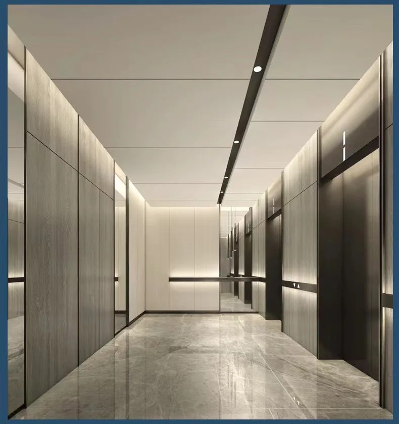 Modern PVC WPC Wall Panels Geometric Design Decorative Wall Cladding Board Moisture-Proof