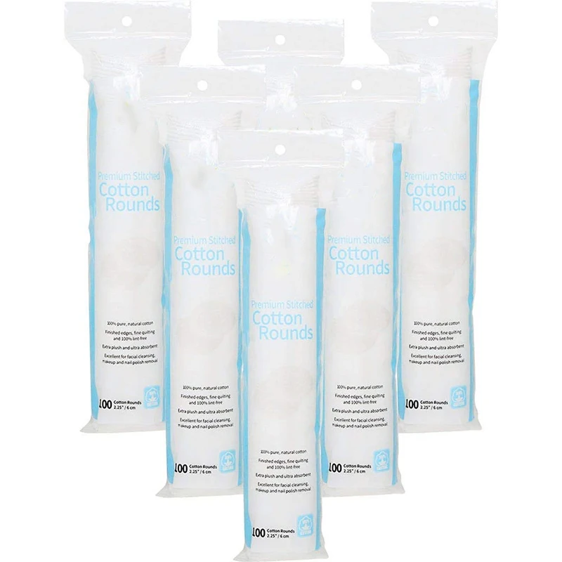 Large Brand Name Cosmetic Round Cotton Wool Pads bamboo makeup pads