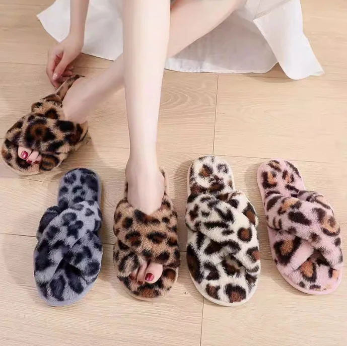 Fuzzy Open Toe Two Band Slides with Fleece Lining and Rubber Sole SLIPPERS WITH COWGIRL HAT Cozy Cowboy smile slipper