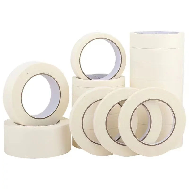 Custom Crepe paper Car Paint Paper Automotive Painters Masking Tape Jumbo Roll Masking Tape For Paint