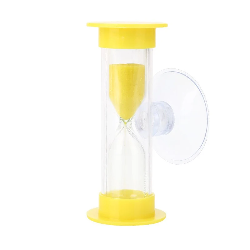 Factory Direct 1 2 3 minute suction sand timer hourglass for kids