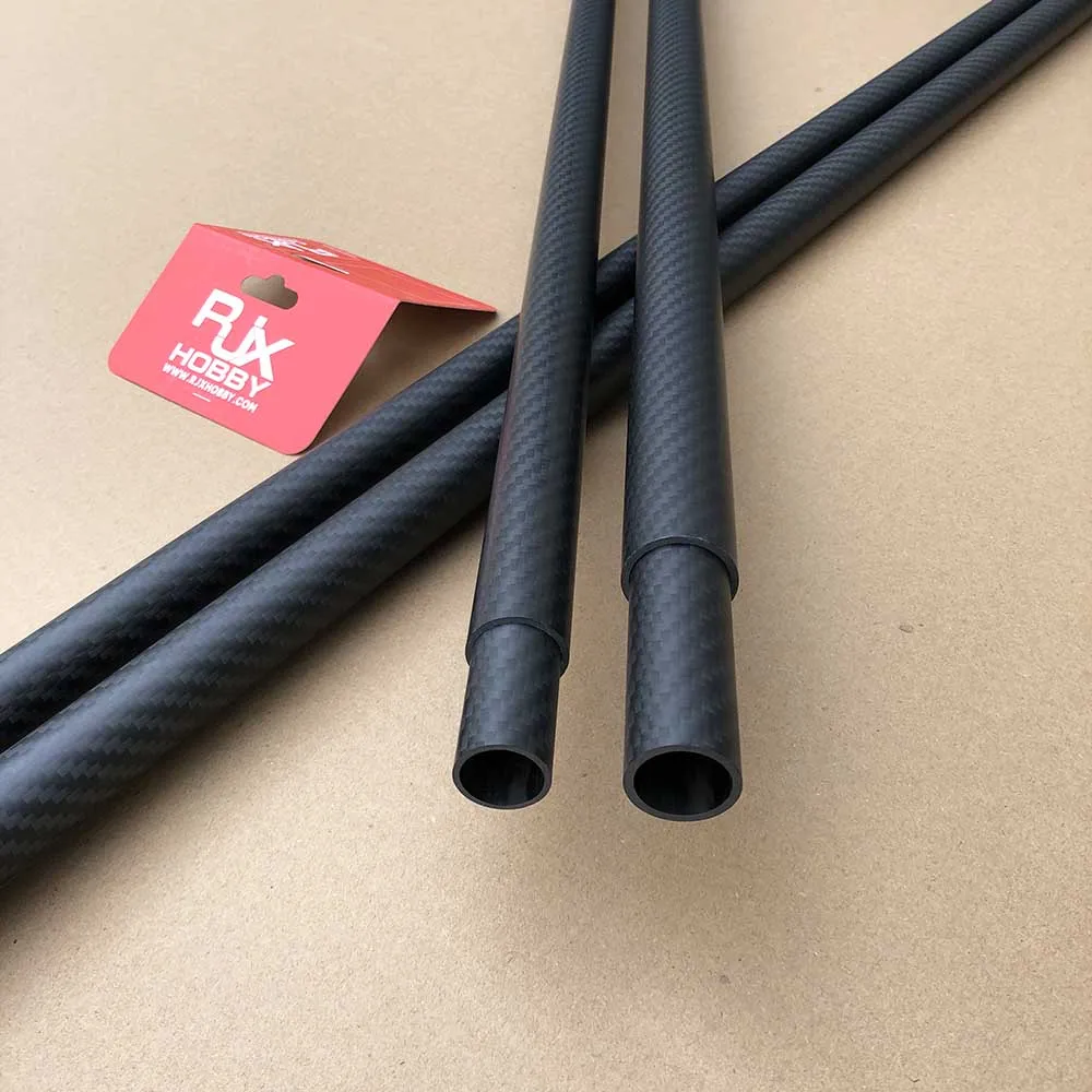 100% Carbon Fiber Sliding Pair Tube 3k Twill Matte Roll Wrapped Carbon Fiber Tube