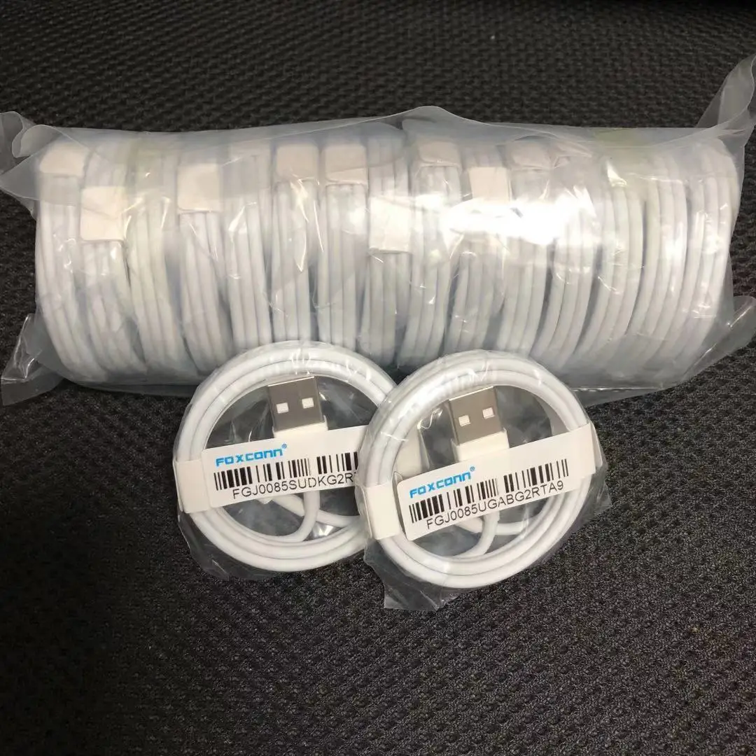 E75 8ic Foxconn USB charging cable Fast charging 1m data transmission Foxconn cable for iPhone 8-pin charging cable