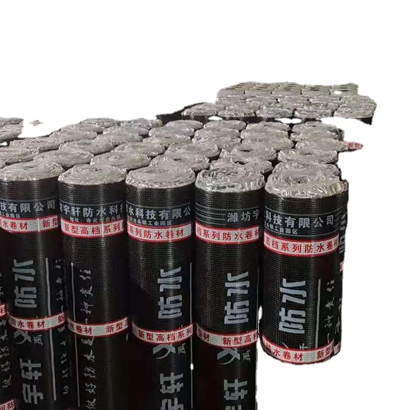 SBS modified asphalt waterproof coil planting roof root piercing resistance roof leakage