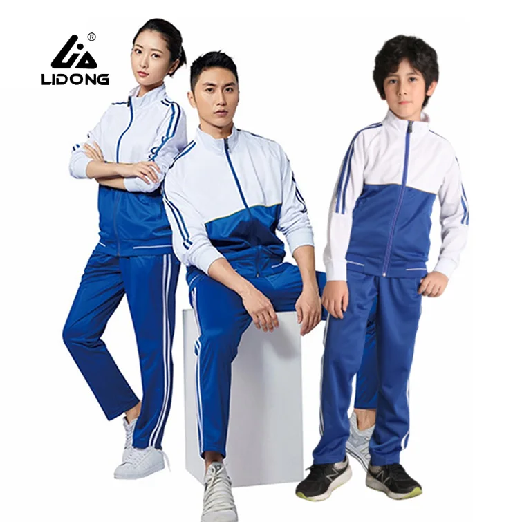 
China Factory Custom New Tracksuits For Men Slim Fit Polyester Tracksuit 