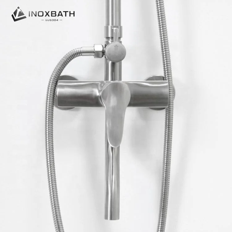 Bath Shower Faucets Washroom Rainfall Shower Faucet Column Bathroom Shower Set