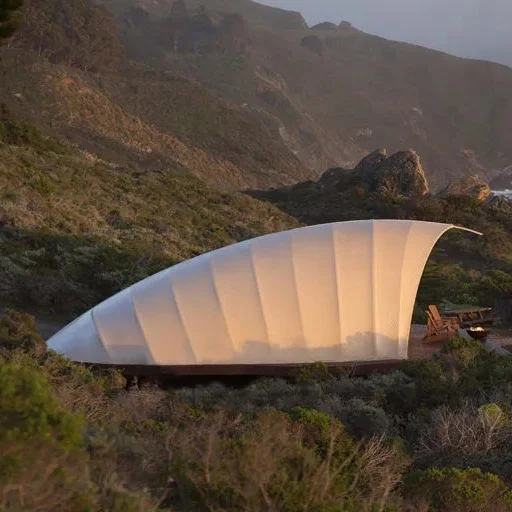 New Designed Shell Shape Glamping Hotel Tent