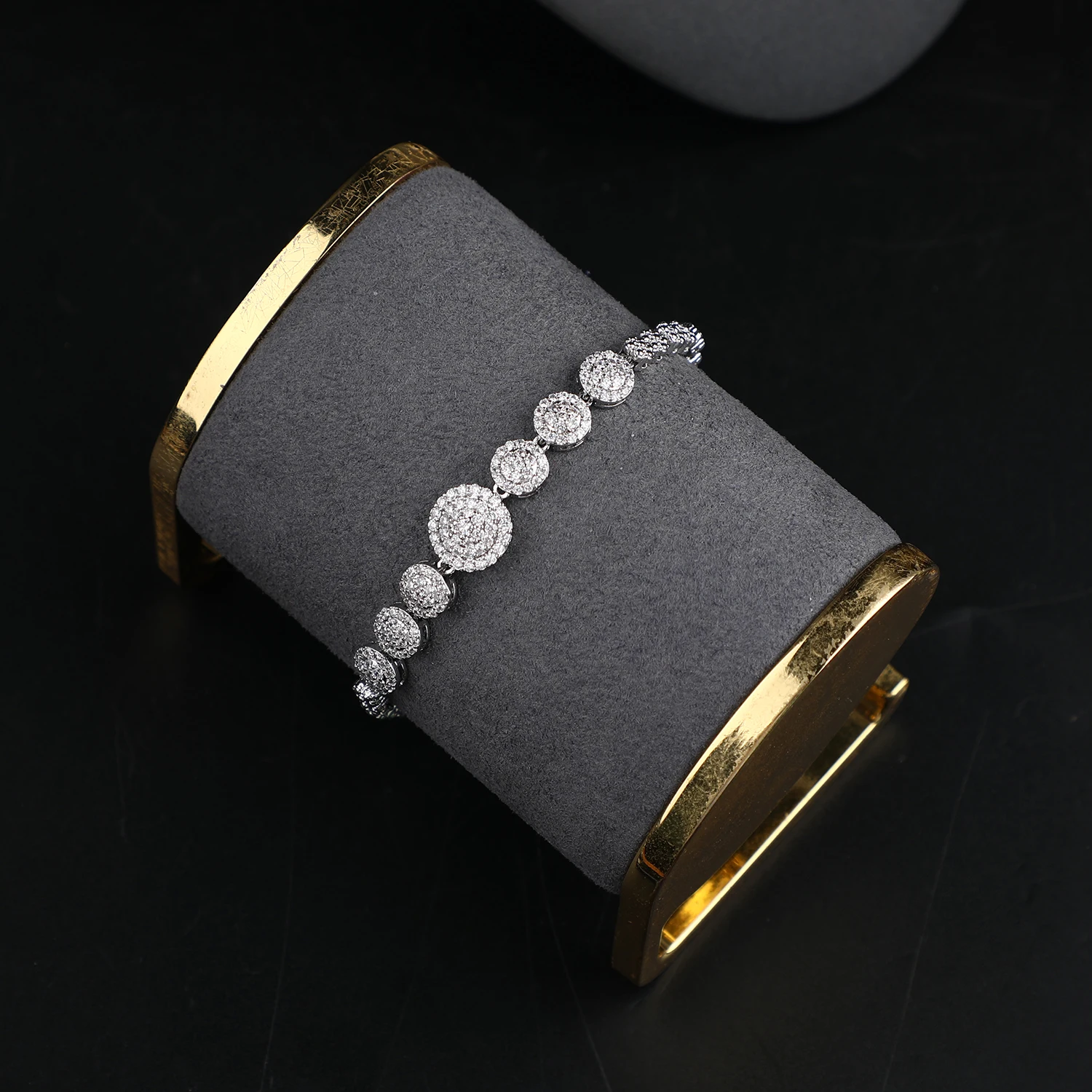 Arab Bridal Party Jewelry Set Design Cubic Zirconia Luxury Women Wedding Jewelry Sets