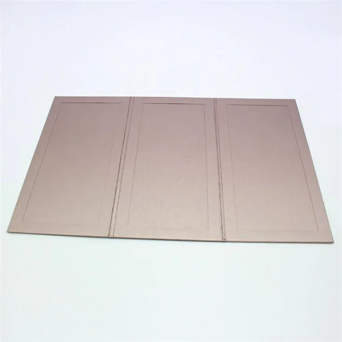 Thick custom advent calendar  menu cardboard packaging food display stand sheet sleeve