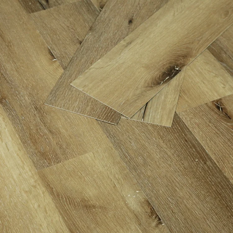 Self Adhesive Vinyl Flooring Plank Waterproof Peel and Stick Tiles Easy Install PVC Plastic Flooring with Glue Down LVT Sticker