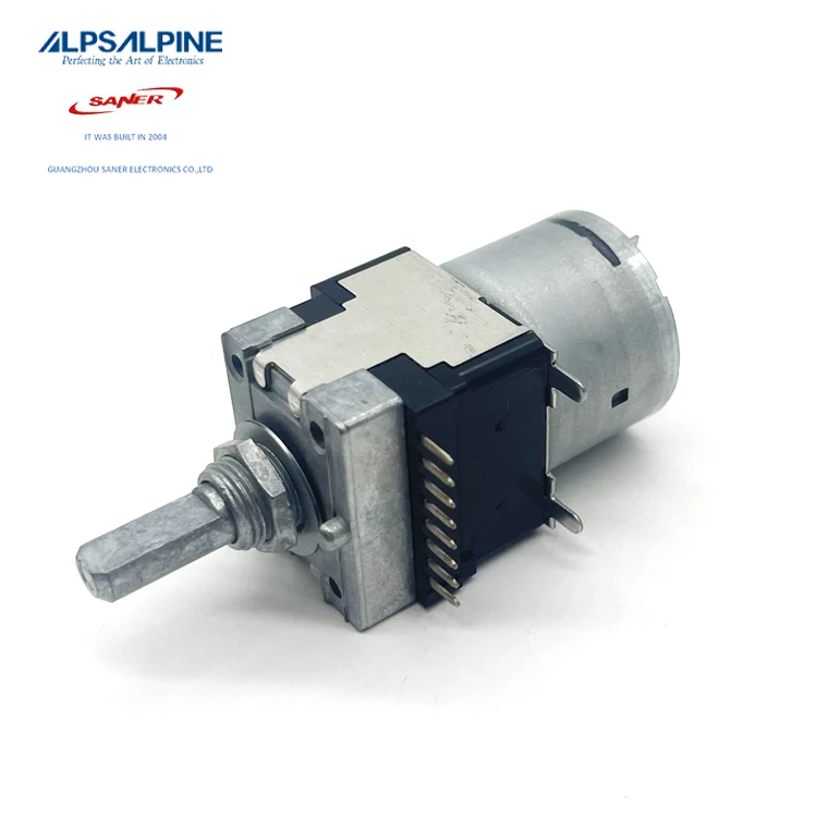 ALPS RK16812MG082 50KA*2 Metal shaft Motor driven type Rotary Potentiometer