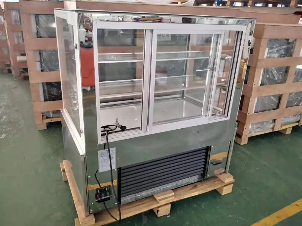 Commercial cake display cabinet bakery refrigerated showcase cooler cake showcase