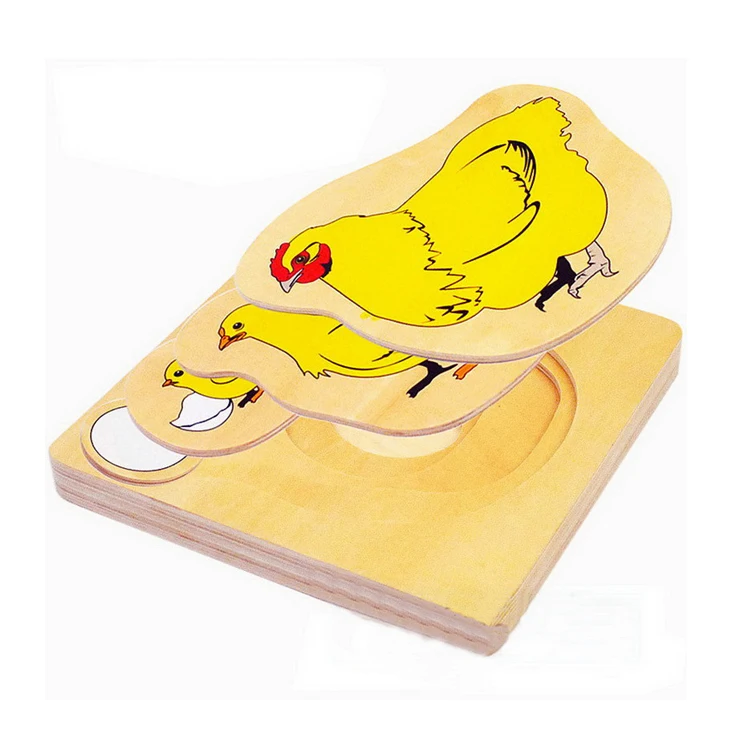 Kindergarten School Montessori Education Wooden Puzzle Toys for Children