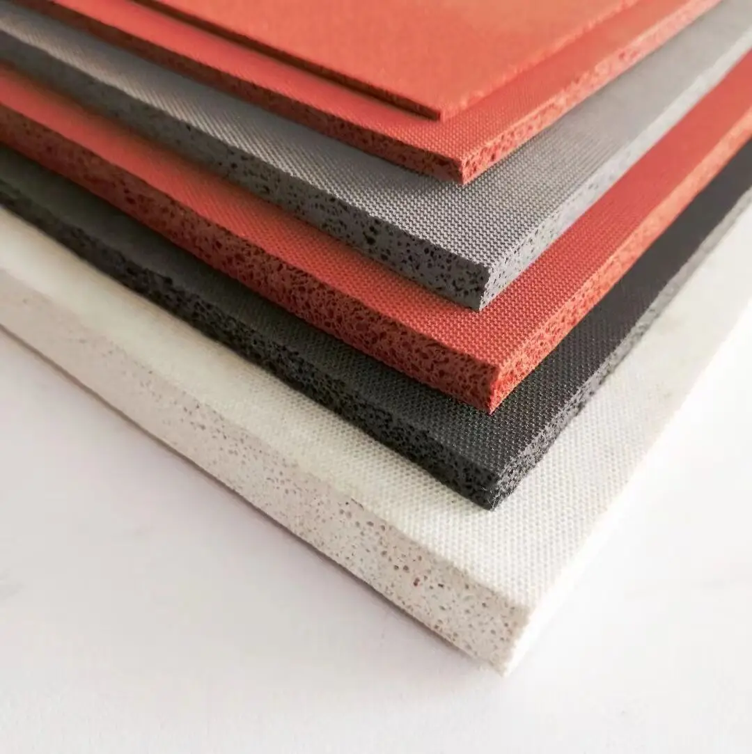 New soft plate high temperature resistant sealing plate sponge bronzing rubber silicone foam board