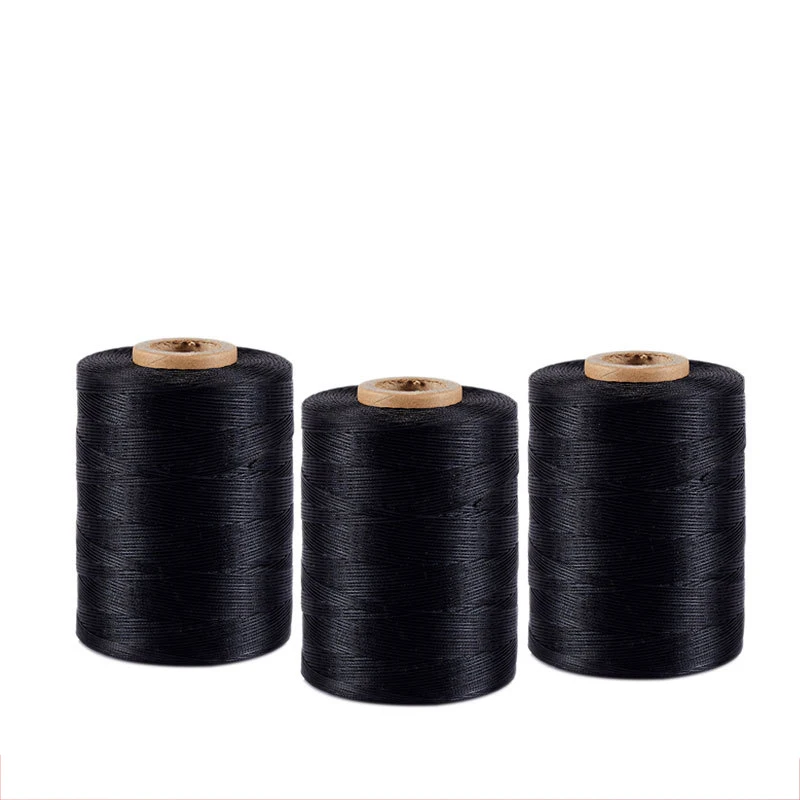 Экологически чистые 0 8 мм 150D/16 400 г 100% Полиэфирные плетеные плоские цветные Вощеные кожаные нитки для шитья