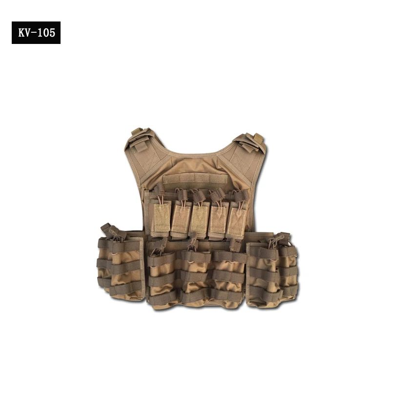 Tactical Vest with M4/M16 Magazine Pouch Military Protective Combat Vest for Security