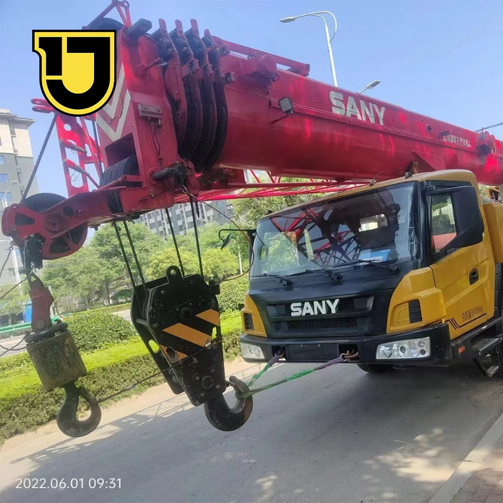 SANY 2021 STC400T5 Pickup Truck Lift Crane 40t Truck Crane Chinese Brand Sany 40 Ton Hydraulic Pump Mobile Provided Used Machine