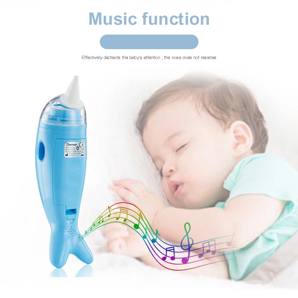 Cute Dolphin Electronic Baby Infant Nasal Aspirator Baby Nose NC005 Baby Nasal Aspirator