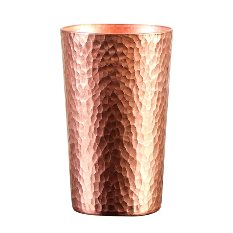 Customize Perfect Temperature Cooking Delicate Teapot Stove Top Coil Handle Thick Solid Hammered 99.98% Mug Copper Tea Cup