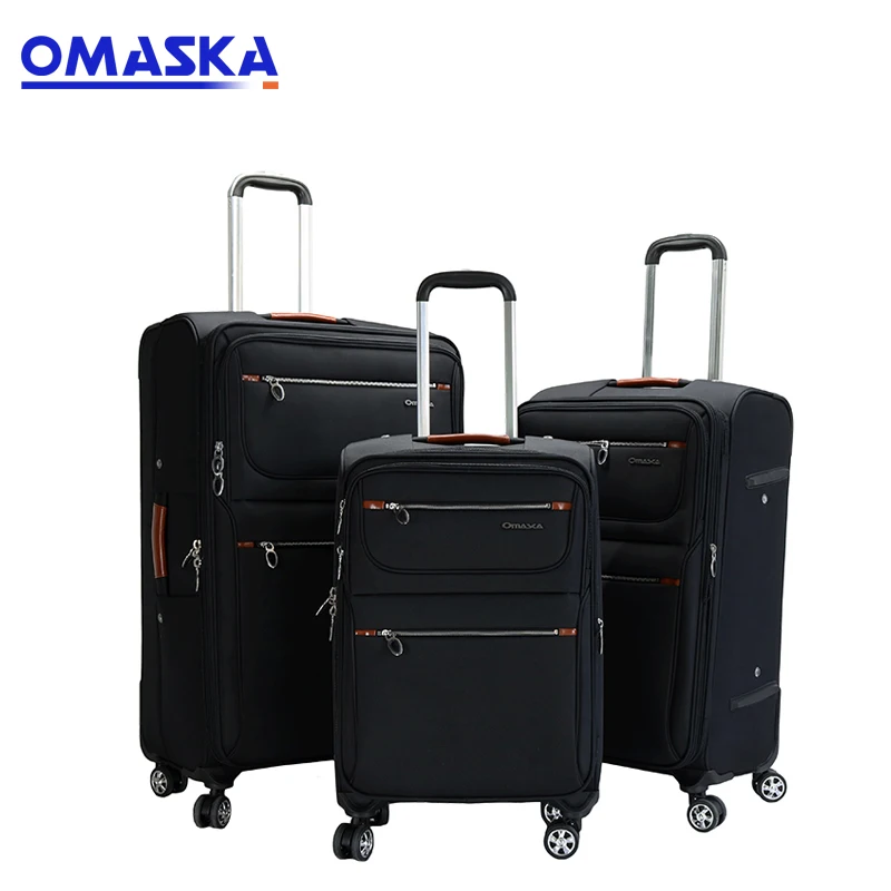 Wholesale  Oxford Waterproof Upright System Telescopic Handle Carry On Travel Trolley Luggage Bag
