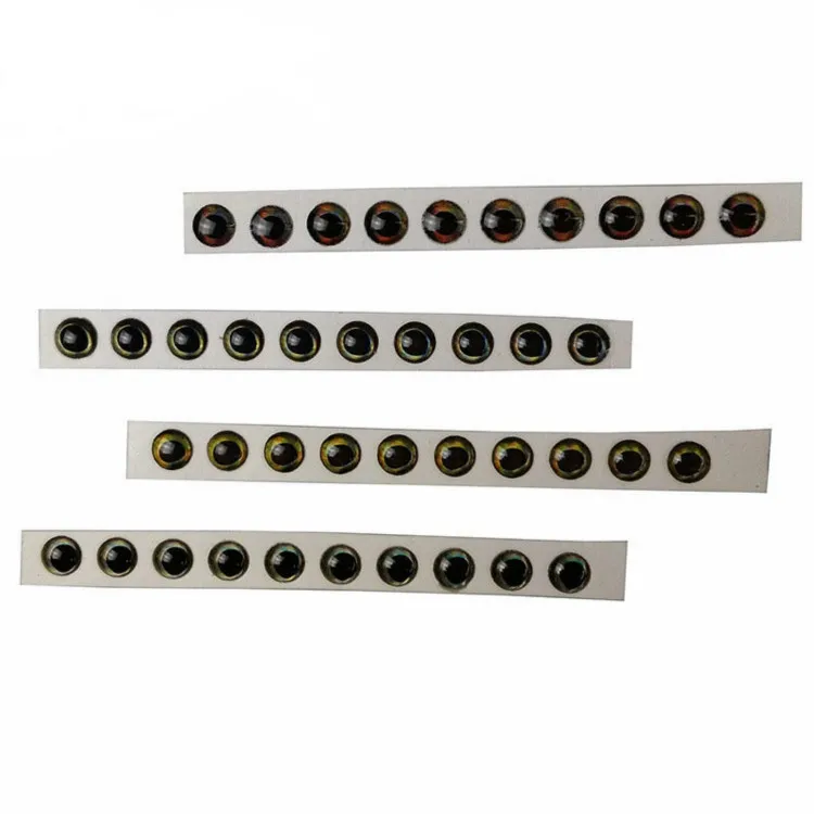 Hard Epoxy Eyes  Single and Paired Styles, Fishing Fly Tying Lures Crafts